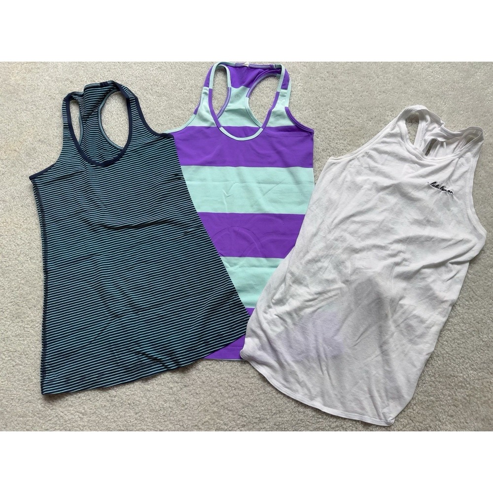 3PC- Lululemon Tank Top Size 4